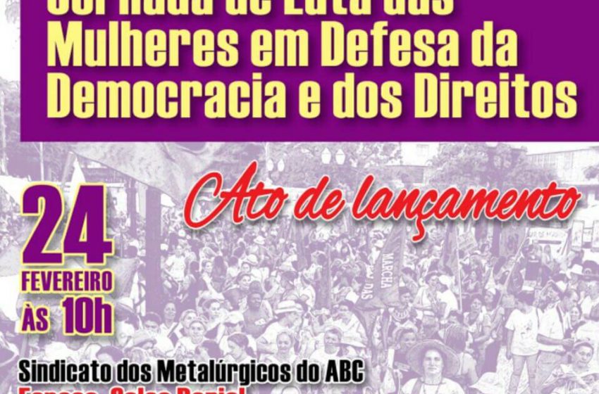  Mulheres da CUT-SP iniciam jornada de lutas pelo estado de São Paulo