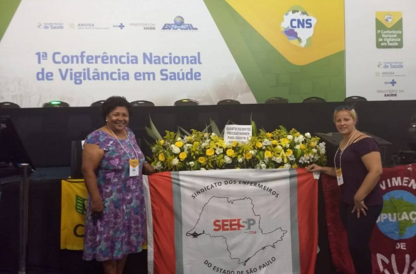  SEESP participa da 1º Conferência Nacional de Vigilância em Saúde