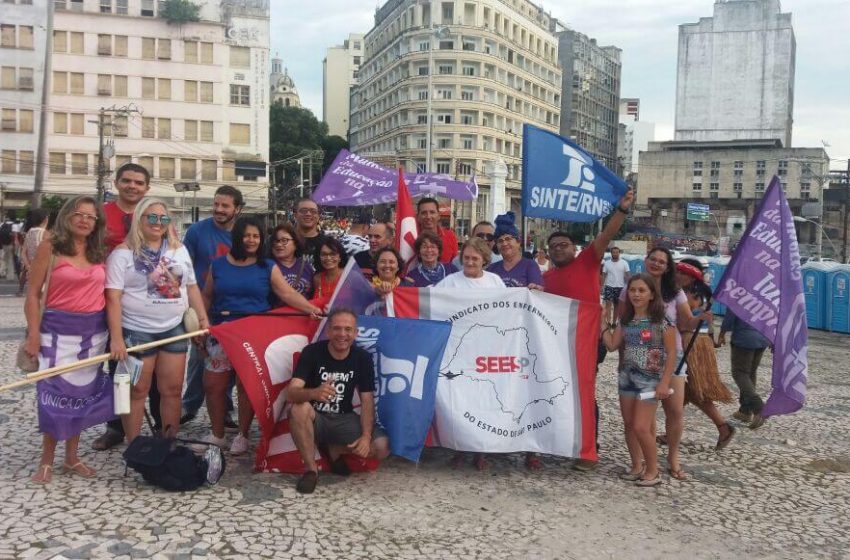  SEESP participa de passeata em Salvador (BA) junto com a Marcha de Movimentos Sociais do Fórum Mundial