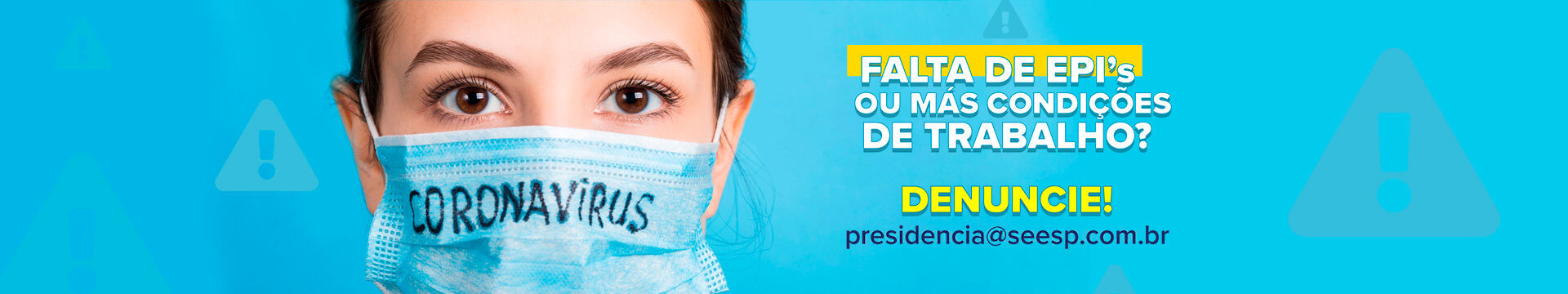 Denuncie más condições de trabalho