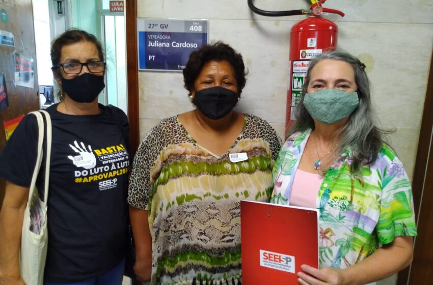  SEESP e Coren entregam carta aos vereadores de São Paulo