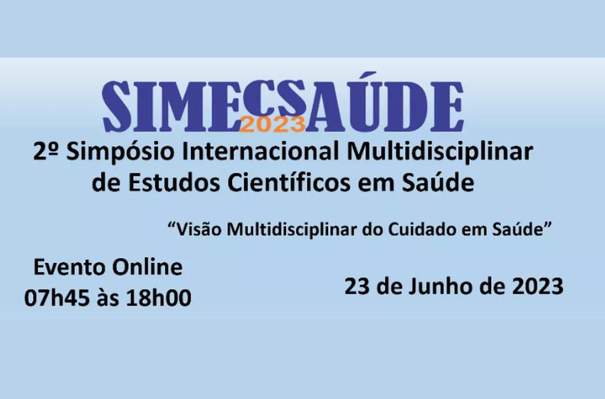  Inscrições abertas para SIMECSAÚDE-2023