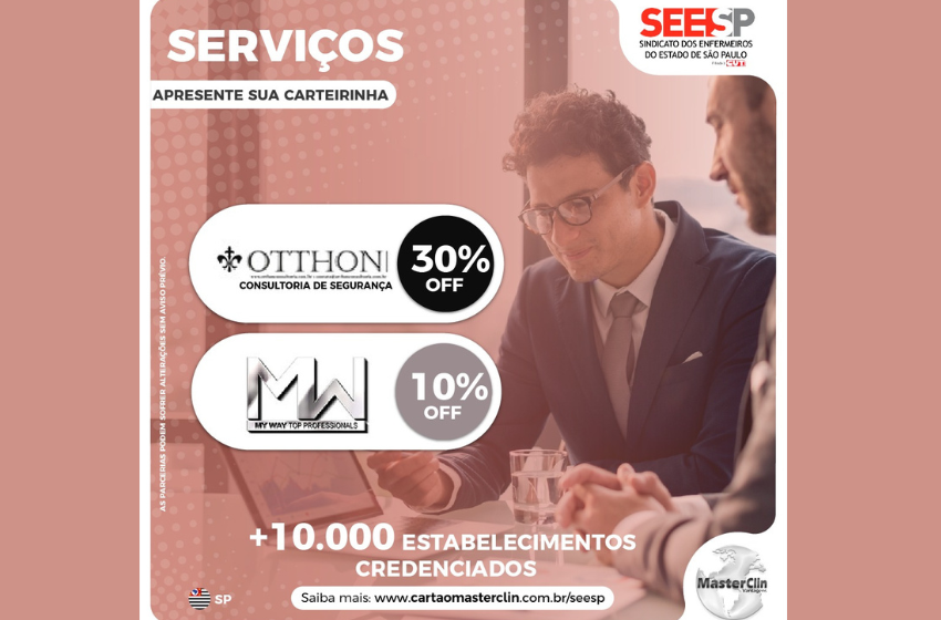 MasterClin: Vantagens exclusivas área de serviços