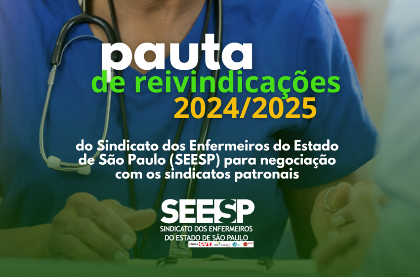  Pauta de Reivindicações