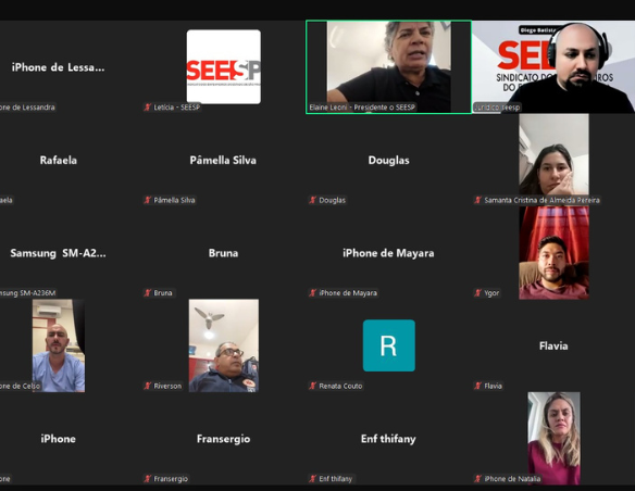 Presidente do SEESP realiza reunião com Enfermeiras/os de Barretos