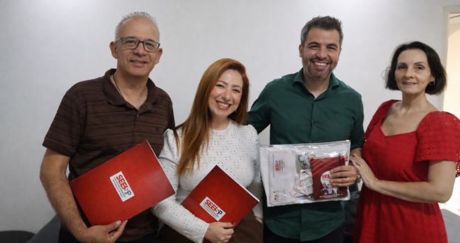 SEESP recebe representante da Pedersoli Rocha Advogados para diálogo sobre Acordo Coletivo