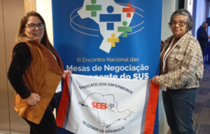 SEESP marca presença no III Encontro Nacional das Mesas de Negociação Permanente do SUS e reforça defesa da valorização profissional em São Paulo