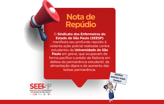 Nota de Repúdio à violenta ação policial realizada contra estudantes da Universidade de São Paulo