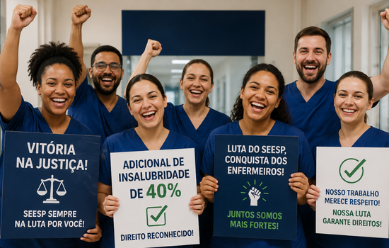 Vitória do SEESP: Justiça reconhece direito de enfermeiros do Hospital Regional de Sorocaba ao adicional de 40%