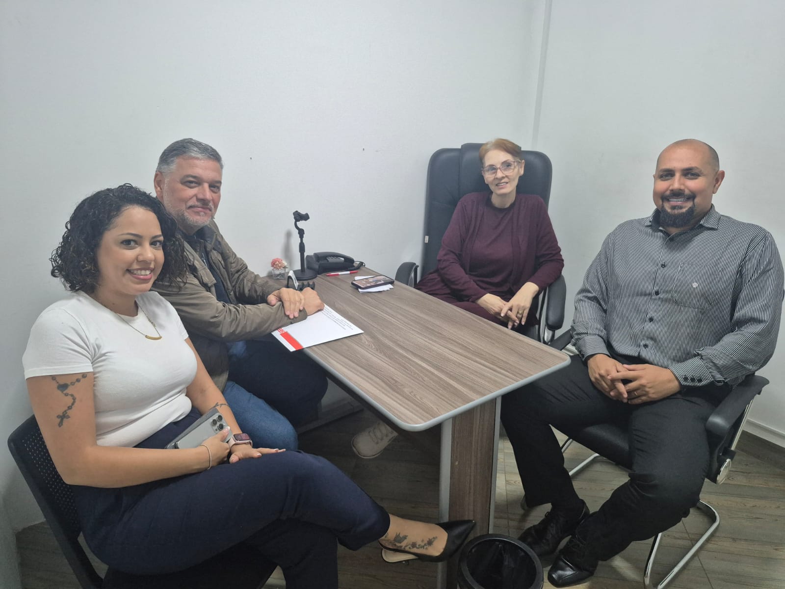 SEESP recebe representantes da Rede D’Or  para apresentação da nova integrante da equipe de relações sindicais da instituição